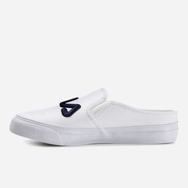 Tênis Baixos Fila Homem Branco - Fila Classic Kicks Mule Portugal Online,ERIL-60217